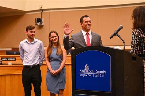 New Sarasota County Commissioner Sworn In News