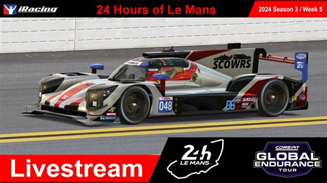 Iracing H Of Le Mans Season Dallara P Cget Live Part