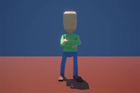 Low Poly Prototype Character 3d Humanoids Unity Asset Store