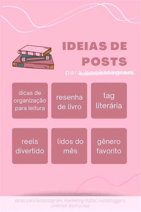 Ideias De Posts Para Instagram Liter Rio Bookstagram Digital