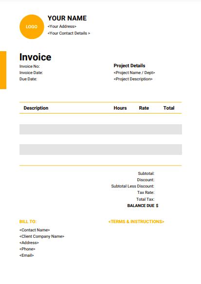 12 Simple Freelance Invoice Templates Ruul Formerly Rimuut