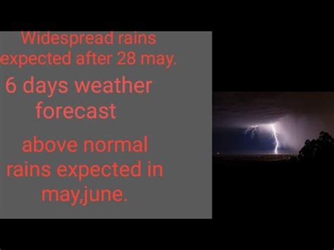 New Long Rain System Expected After May Thunderstorm Hailstorm