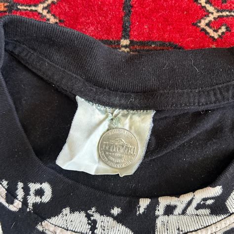 Vintage Red Hot Chili Peppers Tshirt Tag Is Washed Depop