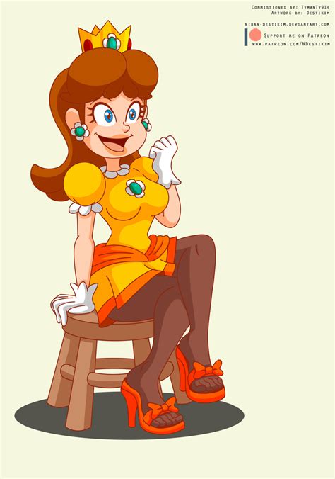 Commission Daisy In A Heartbeat By Niban Destikim On Deviantart