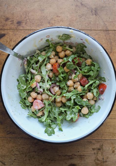 Talkin Snack Chickpea Arugula Salad With Tahini Dressing 1 15oz