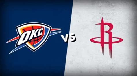 Nba Playoffs Game Houston Rockets Vs Oklahoma City Thunder Live