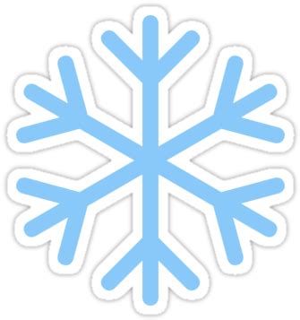 Snowflake Emoji Stickers By Winkham Vector Graphics Free