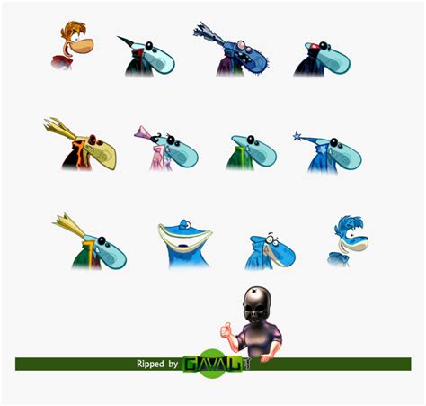 Portaits ] - Rayman Origins Spriters Resource, HD Png Download - kindpng