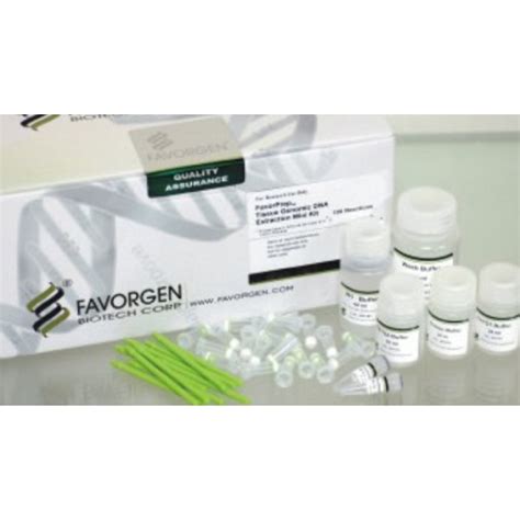 Favorgen Tissue Genomic Dna Extraction Mini Kit Prep With