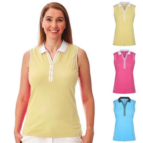 Under Par Ladies Quick Dry Sleeveless Breathable Moisture Wick Golf