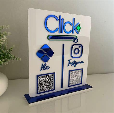 Placa Display Qr Code Em Acr Lico Compre Online E Parcele Em