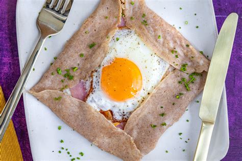 Galettes bretonnes Rezept für Buchweizenpfannkuchen eat de