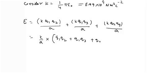 Solved The Figure Below Shows Three Charges Q1 Q2 And Q3 Of 2μc 5μc