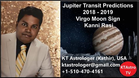 Jupiter Transit 2018 2019 For Virgo Kanni Rasi YouTube