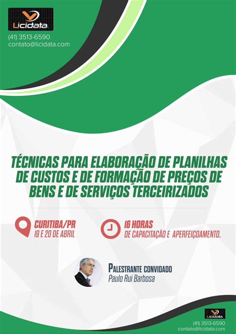 PDF TÉCNICAS PARA ELABORAÇÃO DE PLANILHAS DE CUSTOS licidata br