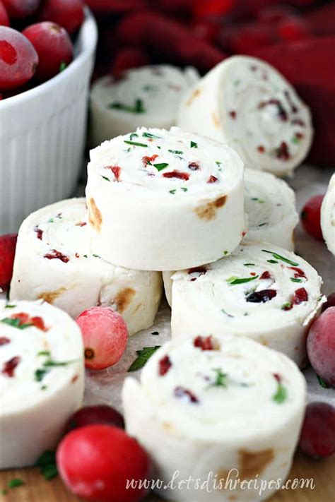 Cranberry Feta Pinwheels Let S Dish Recipes