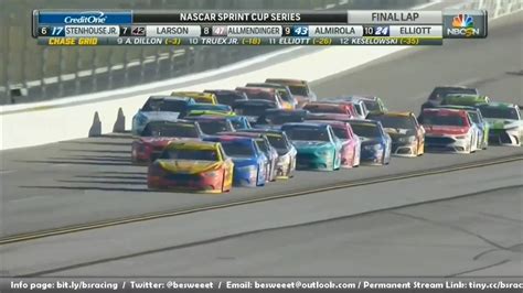 Nascar Sprint Cup Series Talladega Last Laps Youtube