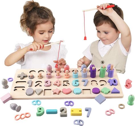 MONTESSORI DREWNIANE LICZYDŁO CYFRY LITERY RYBKI 13679444566 Allegro pl