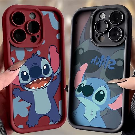 Disney Stitch Ange Case For Samsung Galaxy S23 S22 S21 Ultra Plus S20