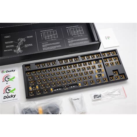 Ducky One Tkl Ansi Layout Barebone Toetsenbord Zwart Zwart Us Lay