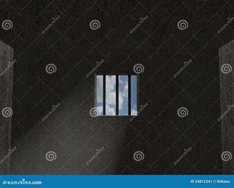 3D jail cell window stock illustration. Illustration of prison - 24812341