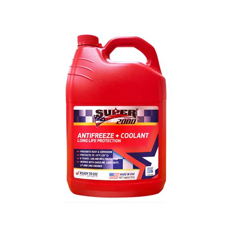 Super 2000 Antifreeze Coolant Red Super 2000