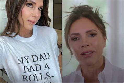 Victoria Beckham Launches ‘my Dad Had A Rolls Royce £110 T Shirt