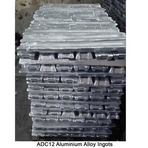 Aluminum ADC12 Aluminium Alloy Ingots Rectangle 5 Kg At 185 Kg In