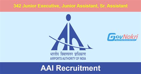 Aai Hiring Notification For Post Of Junior Executive Junior