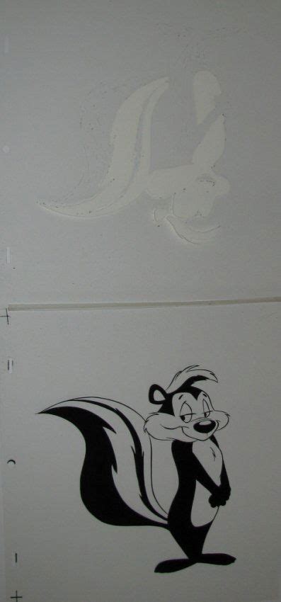 142 Original Warner Bros Animation Cel Of Pepe Le Pew Lot 142