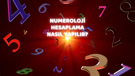 Numeroloji Hesaplama Nas L Yap L R Nar Fal