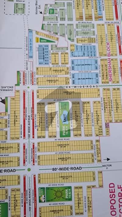 Marla Corner Facing Park Residential Plot Bahria Town Talha Block