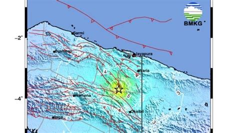 Gempa Magnitudo 6 2 Guncang Papua Senin Siang Dirasakan Di Jayapura