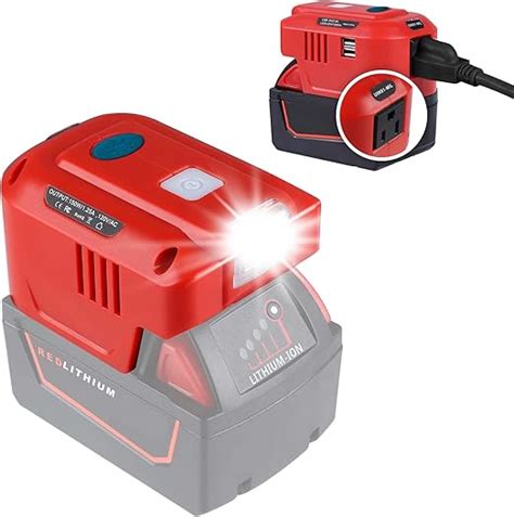 For Milwaukee Power Inverter 150W Portable Power Supply Inverter For