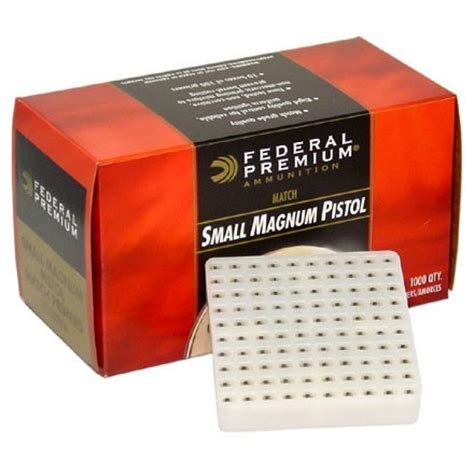 Federal Small Pistol Magnum Match Primers 1 000 Count Reloading Unlimited