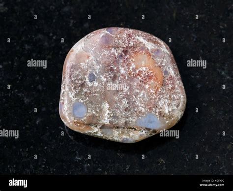 Macro Shooting Of Natural Mineral Rock Specimen Polished Porphyry