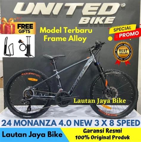 SEPEDA GUNUNG MTB 24 UNITED MONANZA NEW Lazada Indonesia