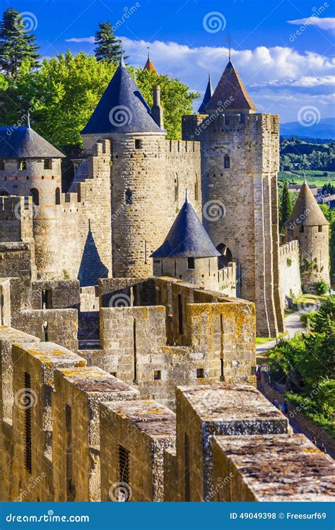 Carcassonne France Languedoc Stock Photo Image Of Castles Color