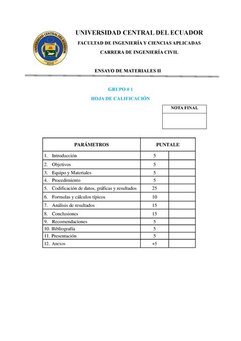 Grupo Pr Ctica S P Apuntes Universidad Central Del Ecuador