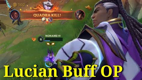 Lucian Buff Is Over Power Tier S Patch 5 0B Gameplay Lucian League