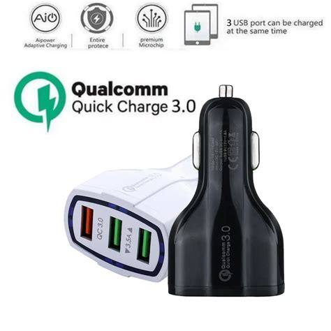 Quick Charge In Car Charger Ports Usb Qualcomm Qc Fast Charging