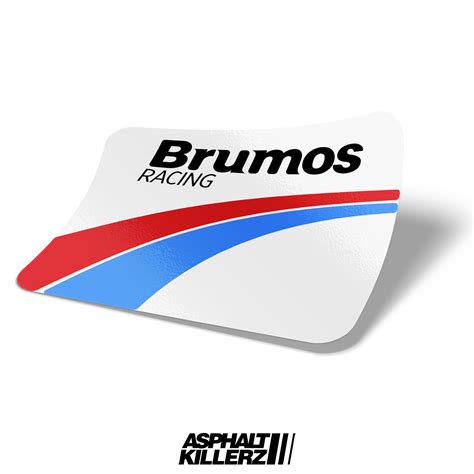 Vintage Imsa Racing Sticker Brumos Racing Asphalt Killerz