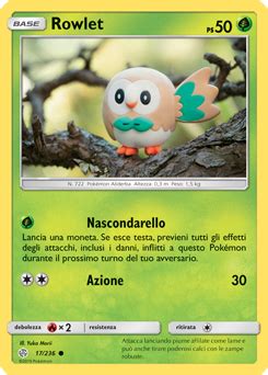 Rowlet Eclissi Cosmica Pok Mon Central Wiki