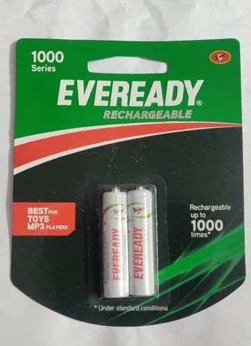 Eveready AAA Rechargeable batteries at Rs 76/piece | Lithium Battery ...