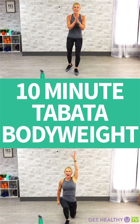 10 Minute Tabata Bodyweight Workout Artofit