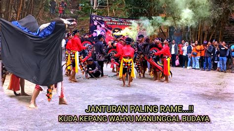 JANTURAN PALING RAME KUDA KEPANG WAHYU MANUNGGAL BUDAYA PAWAGI