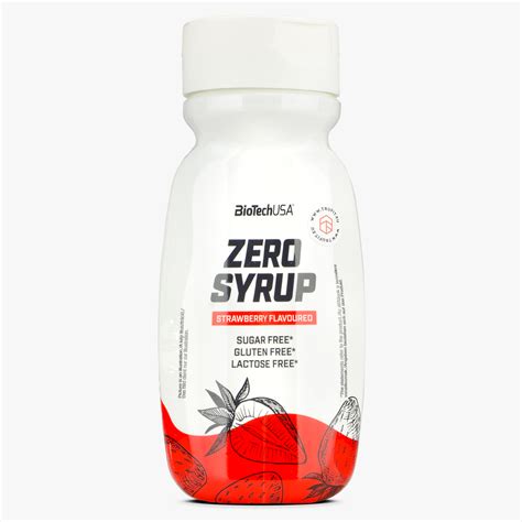 Сироп 0 Калорий Biotechusa Zero Syrup Strawberry 320 Ml — Купить