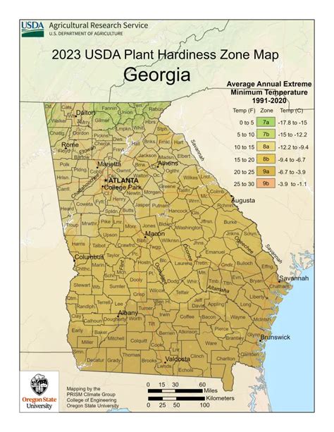 Georgia Plant Hardiness Zones Map And Gardening Guide Gardenia Organic