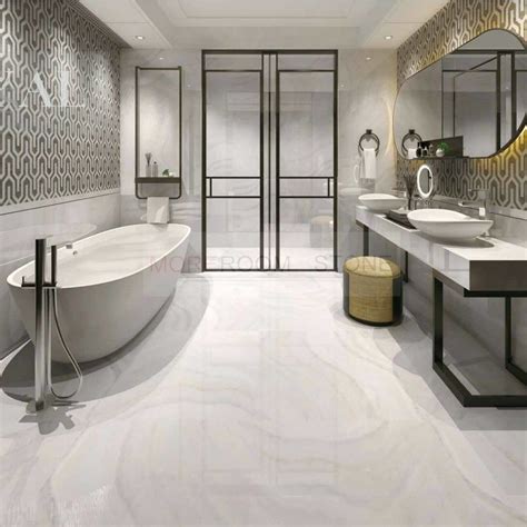 Foshan 32X32 Glazed White Onyx Effect Ceramic Porcelain Flooring