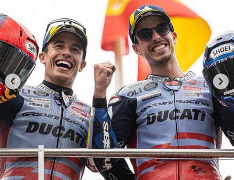 Reaksi Marc Marquez Usai Naik Podium Bareng Alex Marquez Di Motogp